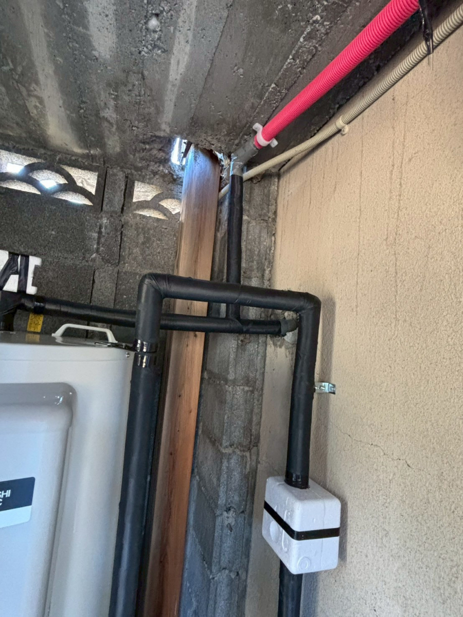 松井トーヨー住建の電気温水器を交換しました(^^♪の施工後の写真3