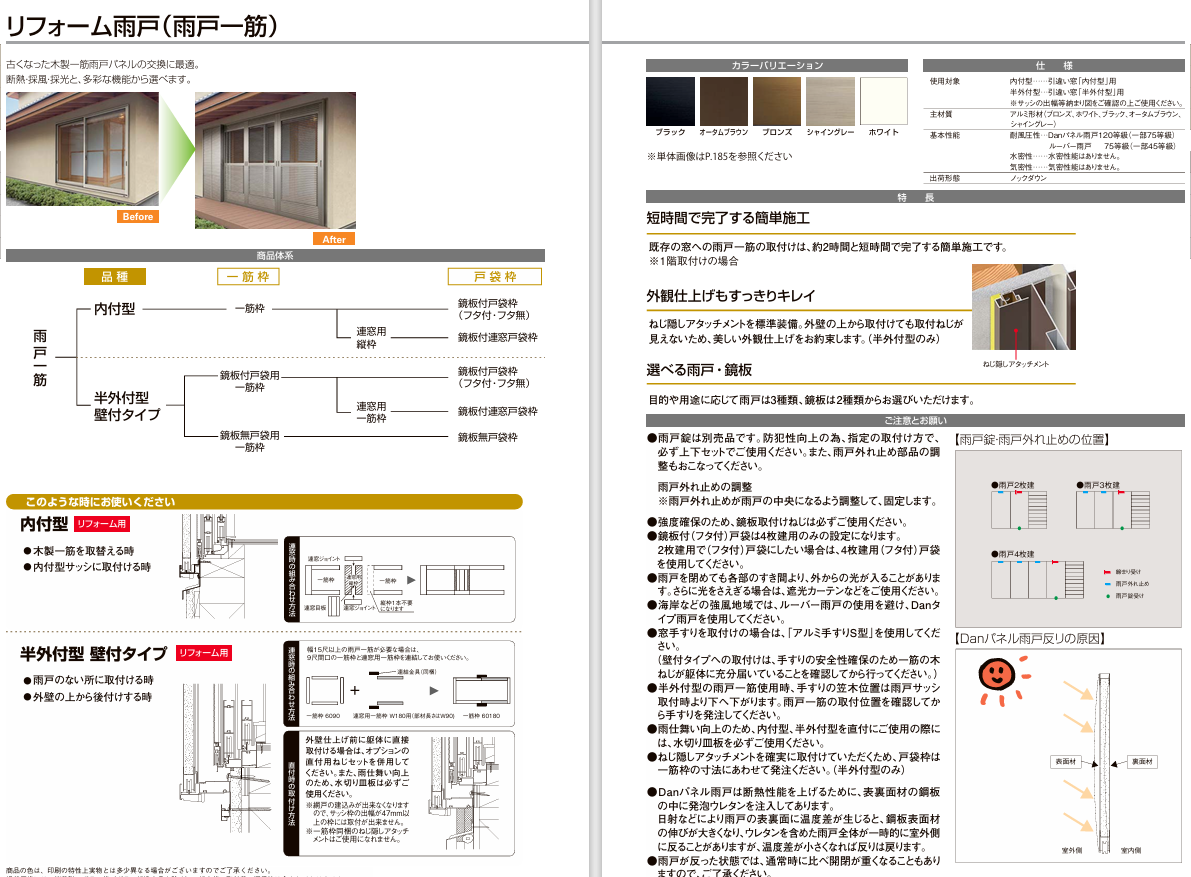 藤野トーヨー住器 富津中央の『千葉県市原市』リフォーム雨戸交換の施工事例詳細写真1