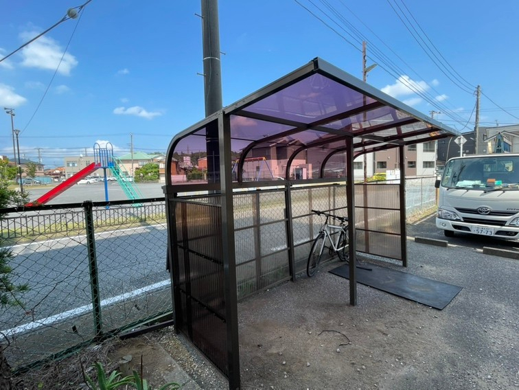 藤野トーヨー住器 富津中央の『千葉県市原市』マンション駐輪場屋根修理の施工後の写真2