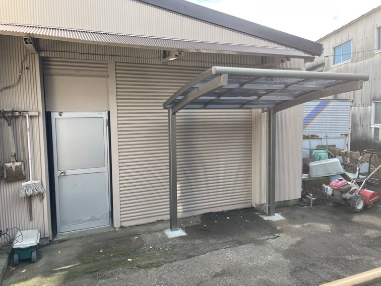 藤野トーヨー住器 富津中央の『千葉県市原市』サイクルポート設置工事の施工後の写真1