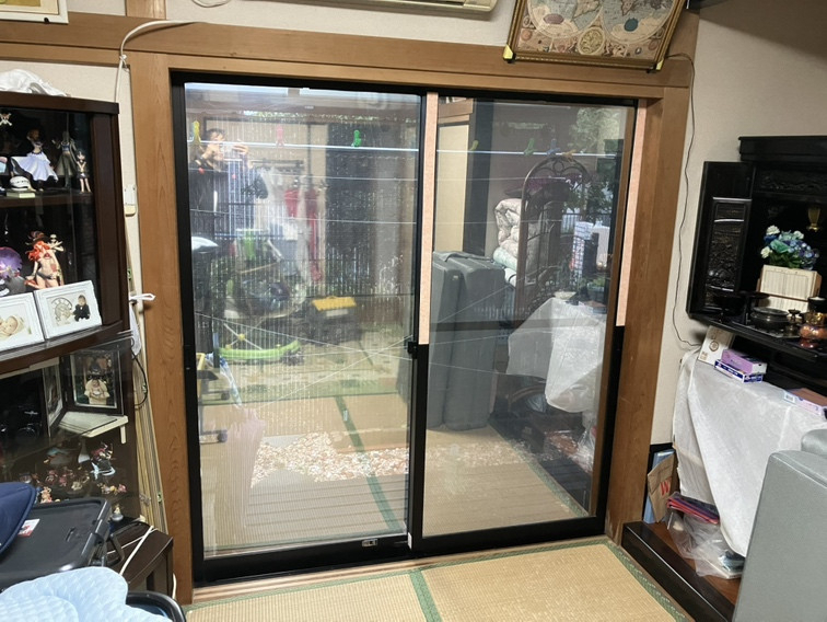 藤野トーヨー住器 富津中央の『千葉県市原市』先進的窓リノベ2025補助金でお得に!!サッシ交換の施工前の写真2