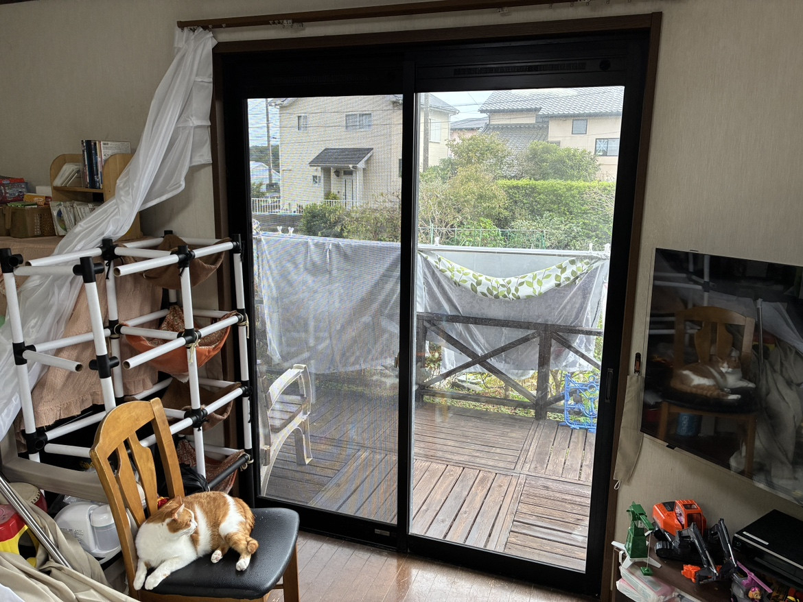 藤野トーヨー住器 富津中央の『千葉県南房総市』補助金活用！インプラス（内窓）設置工事①の施工前の写真1