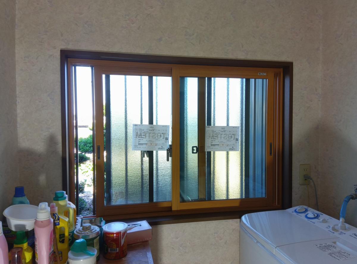 アサオカアルミの【西尾市吉良町】水回りと和室の内窓工事😊の施工後の写真1