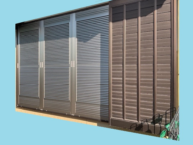 アサオカアルミの【西尾市】採風タイプ雨戸取替の施工後の写真1