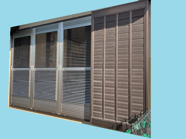 アサオカアルミの【西尾市】採風タイプ雨戸取替の施工後の写真2