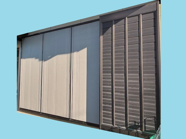 アサオカアルミの【西尾市】採風タイプ雨戸取替の施工前の写真1