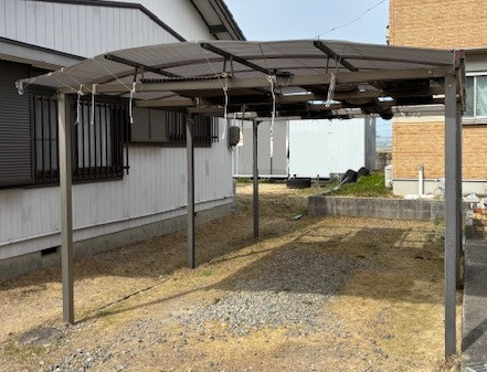 アサオカアルミの【西尾市吉良町】波板施工をしました😊の施工前の写真1