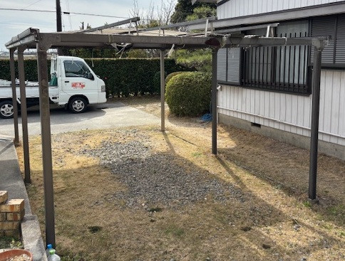 アサオカアルミの【西尾市吉良町】波板施工をしました😊の施工前の写真2