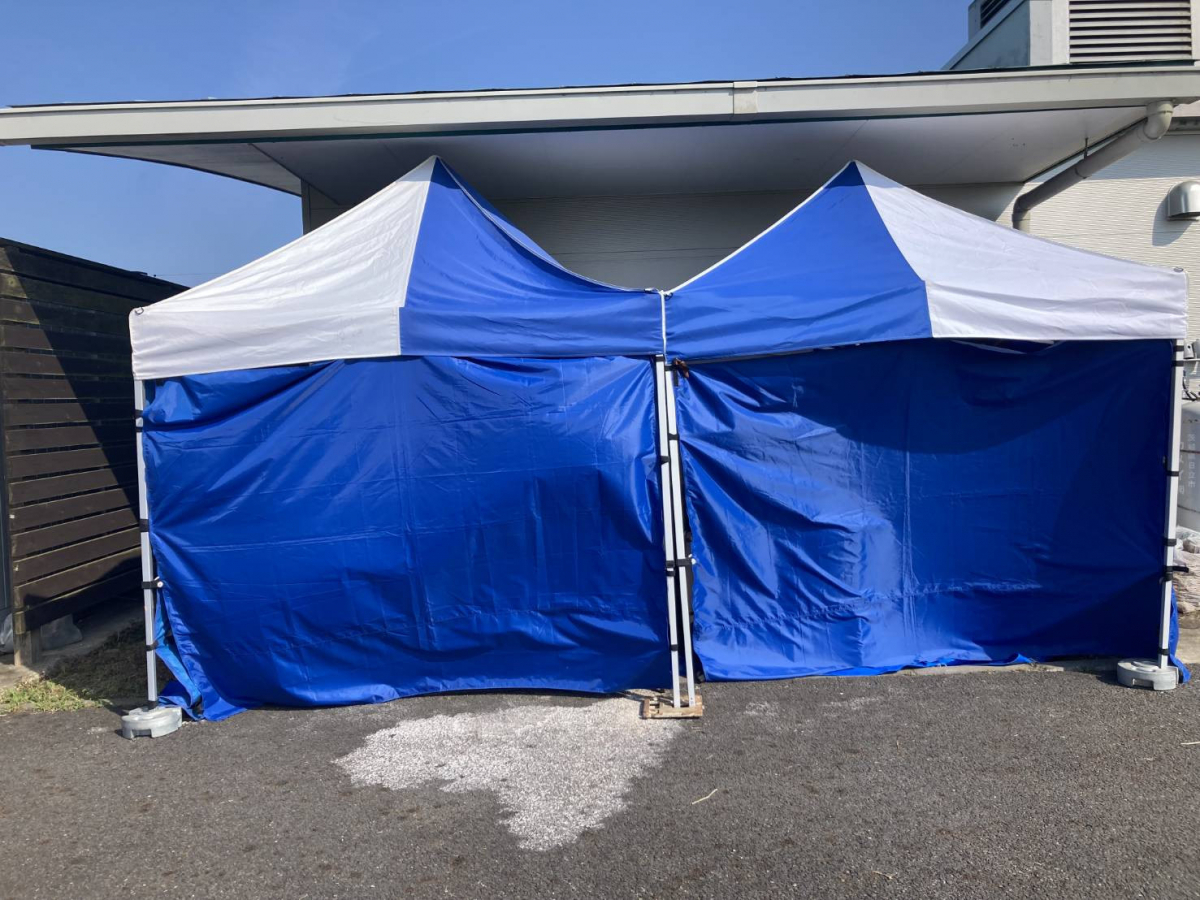 イズミ 日立店の物置設置工事の施工前の写真3
