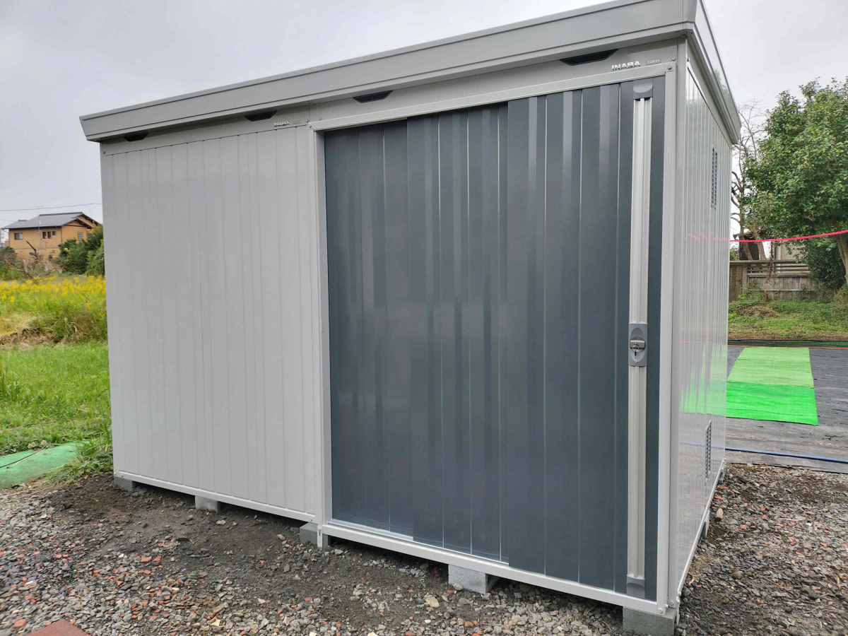 イズミ 日立店の物置組立工事の施工後の写真1