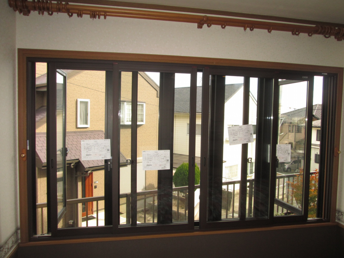 イズミ 日立店の内窓補助金（引違い窓）の施工後の写真1