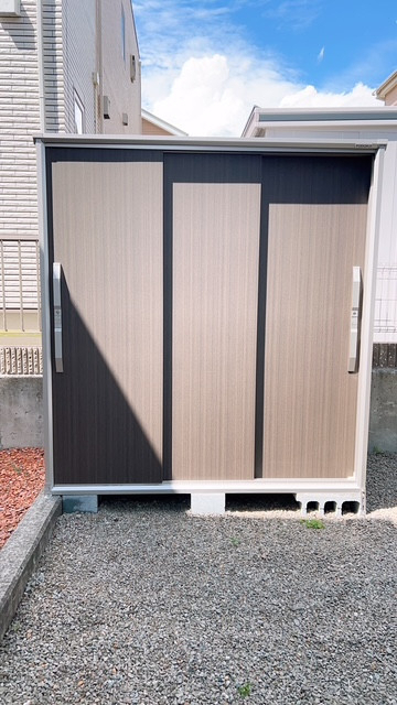 MIYAKOの使っていなかったスペースを有効活用! 収納力抜群の物置設置でスッキリ快適なお庭に!の施工後の写真2