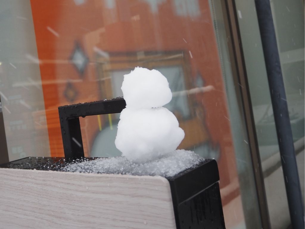 雪が積もりました⛄ 高岡建材 天橋立店のブログ 写真5