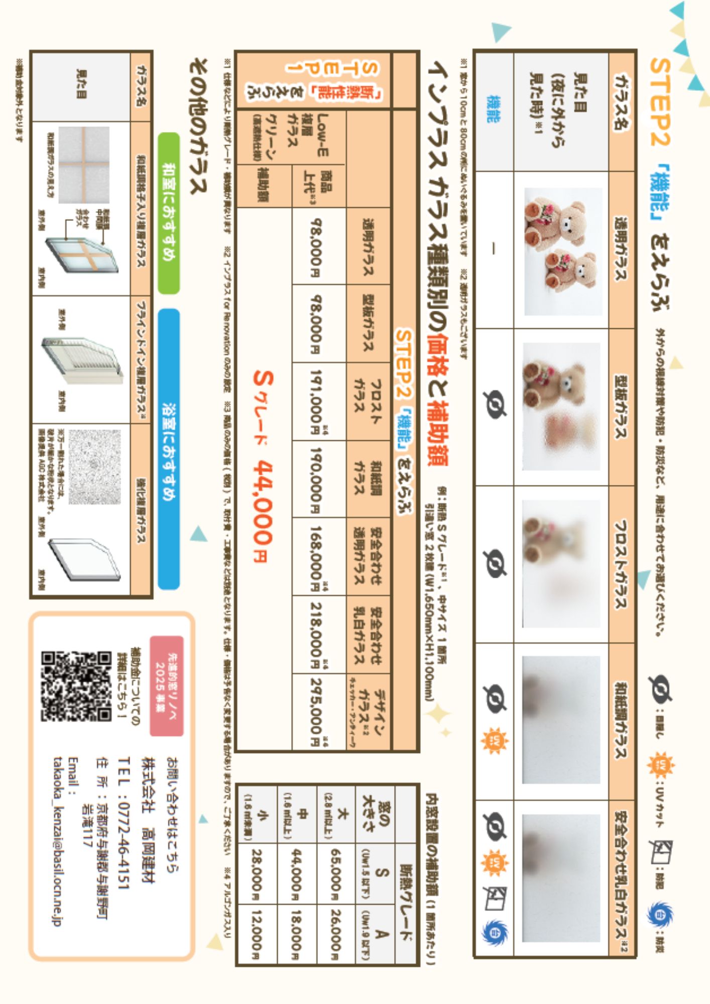 インプラス ガラスの選び方！！🔥 高岡建材 天橋立店のブログ 写真2