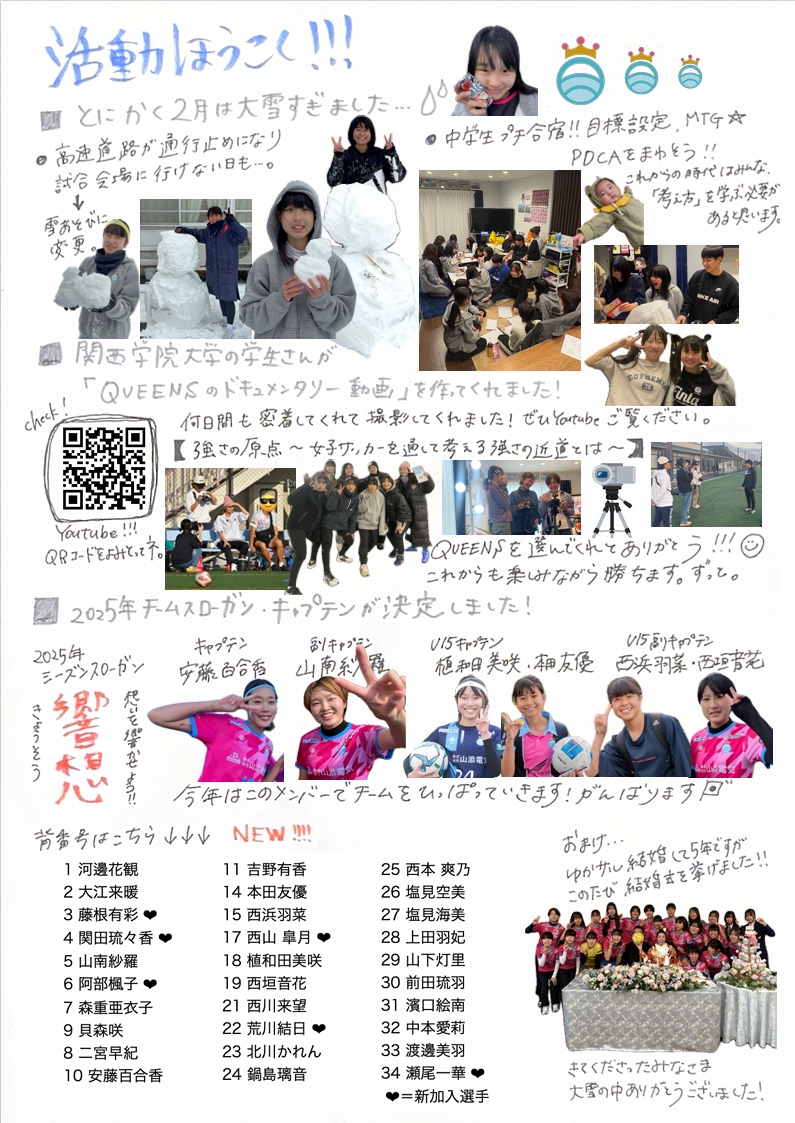 ⚽KYOTO TANGO QUEENS 2月活動報告⚽ 高岡建材 天橋立店のブログ 写真2