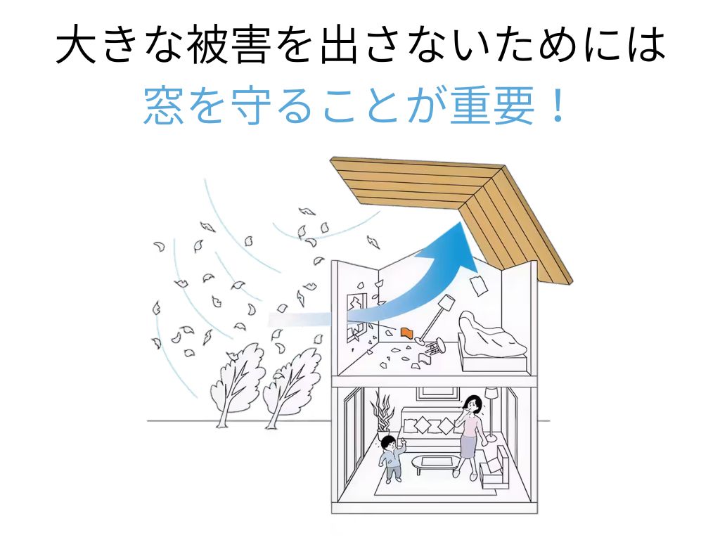 【台風対策】窓の対策は万全ですか？ 高岡建材 天橋立店のイベントキャンペーン 写真1