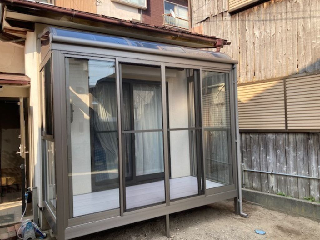 高岡建材 天橋立店の【室内空間を拡張✨】サニージュ取り付け工事の施工後の写真1