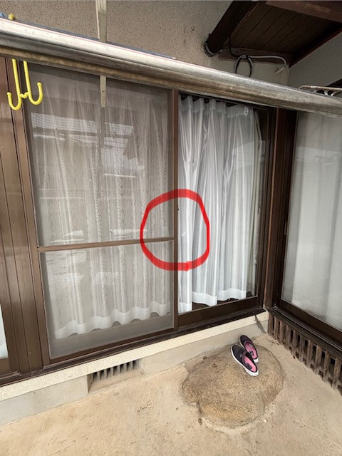 高岡建材 天橋立店の【柔軟に心地の良い導線をつくりだす💡】外締まり錠の取り付け工事の施工前の写真1