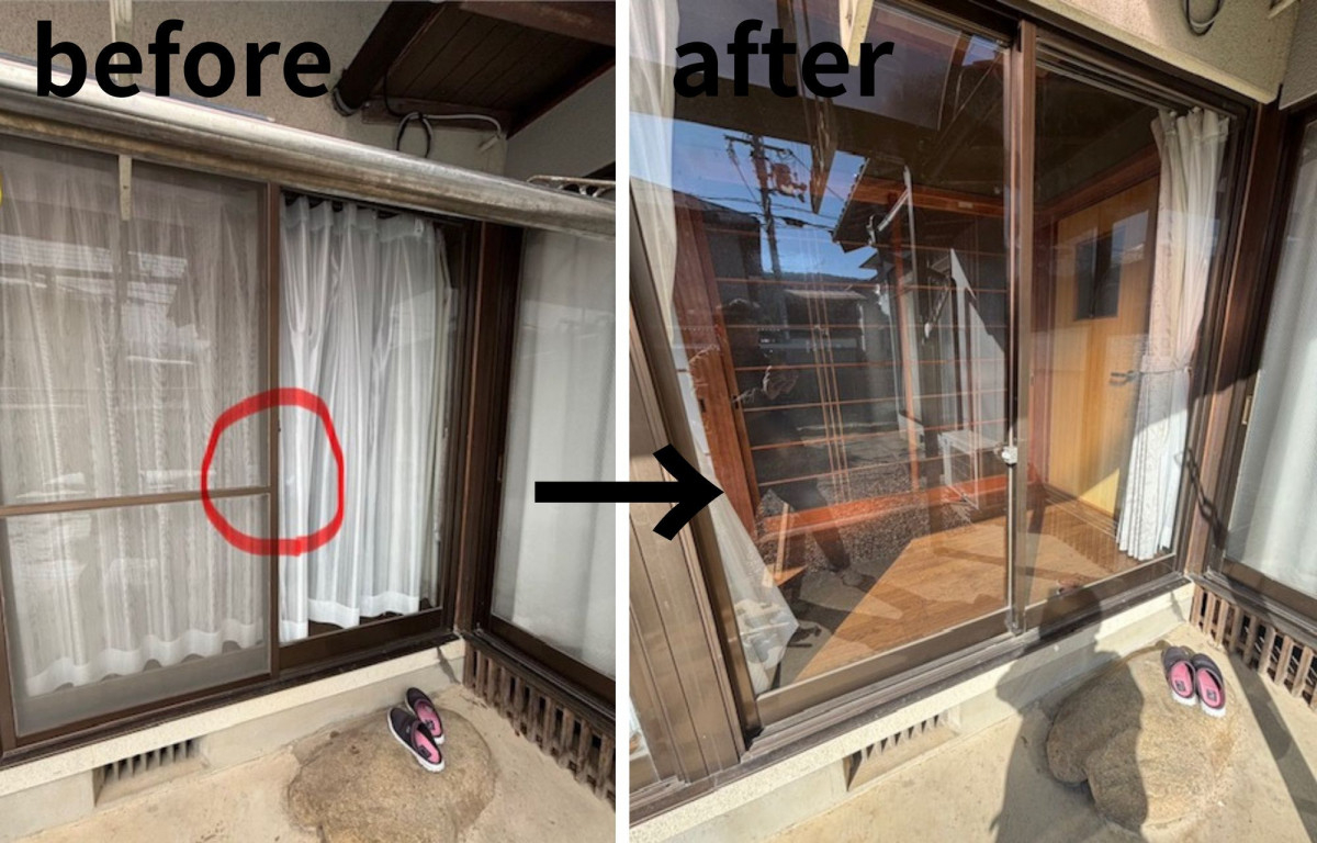 高岡建材 天橋立店の【柔軟に心地の良い導線をつくりだす💡】外締まり錠の取り付け工事施工事例写真1