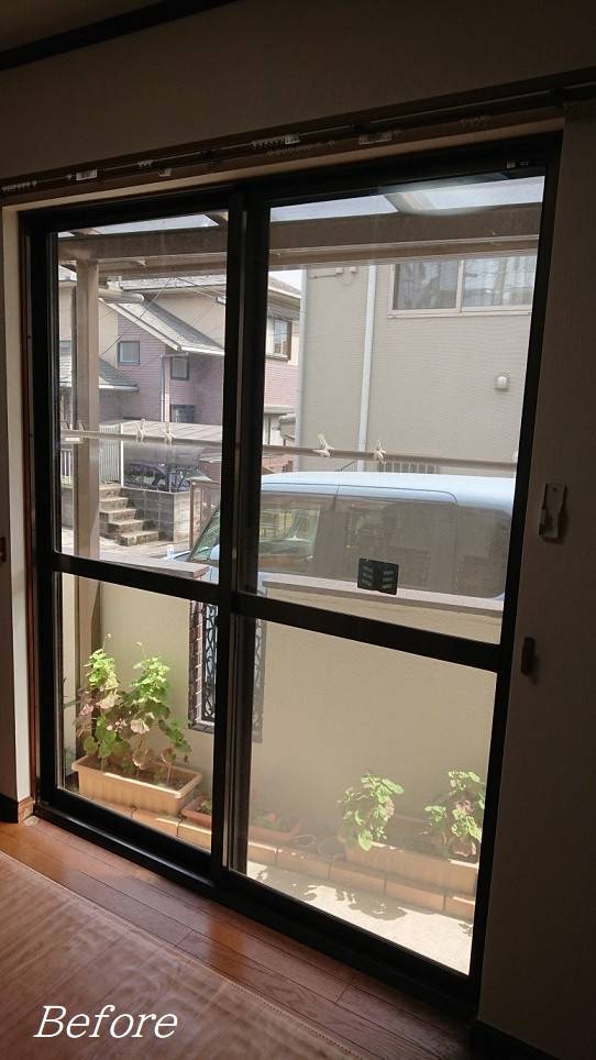 バンダイトーヨー住器の１dayリフォーム『LIXIL／内窓インプラス』の施工前の写真1