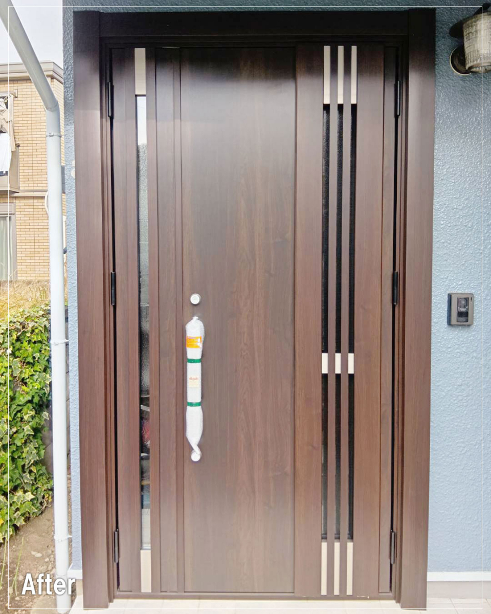 バンダイトーヨー住器の【横浜市】🐤1dayリフォーム🐸玄関ドア取替工事を行いましたの施工後の写真1