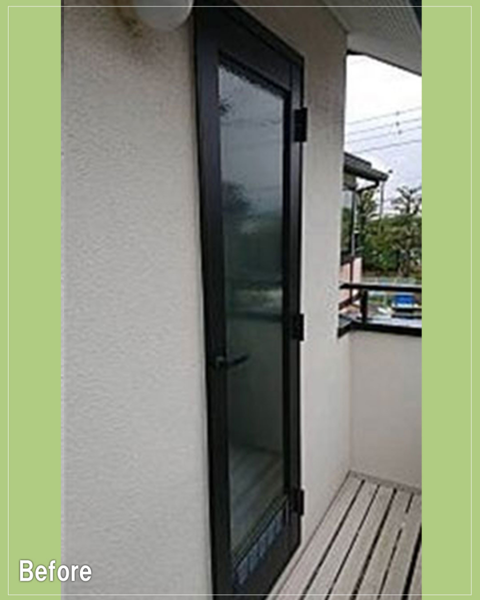 バンダイトーヨー住器の【大和市】🐤1dayリフォーム🐸玄関ドア取替工事を行いましたの施工前の写真1