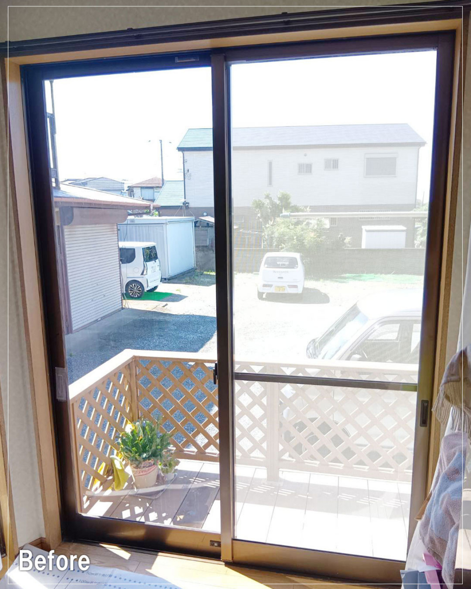 バンダイトーヨー住器の【厚木市】🐤1dayリフォーム🐸内窓設置:インプラスの取付工事を行いました。の施工前の写真1