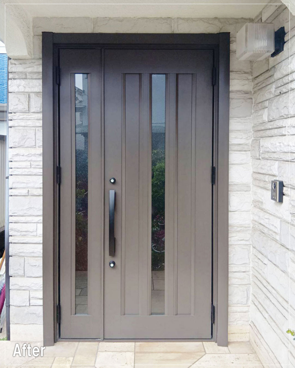 バンダイトーヨー住器の【大和市】🐤1dayリフォーム🐸玄関ドア取替工事を行いましたの施工後の写真1