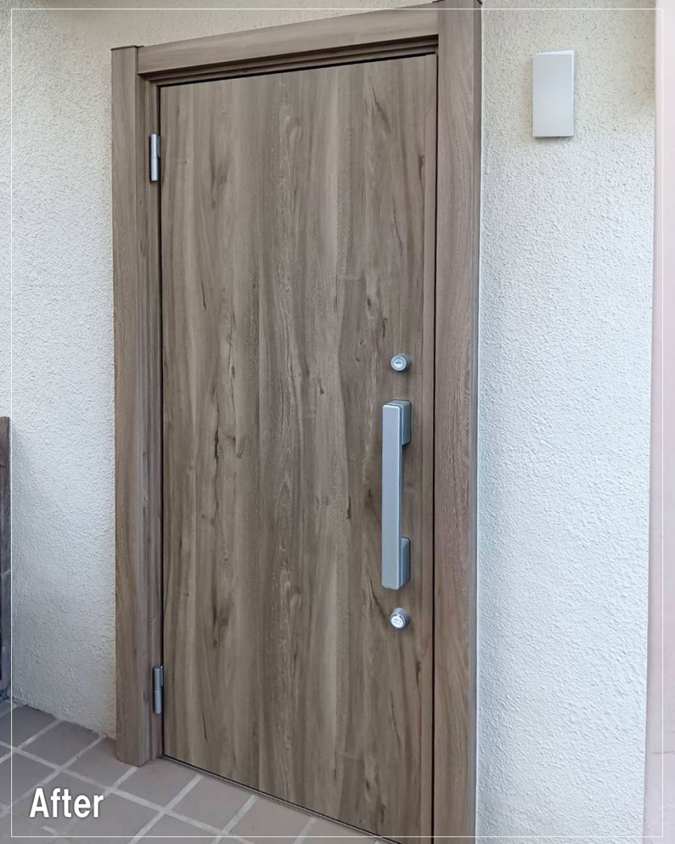 バンダイトーヨー住器の【横浜市】🐤１dayリフォーム🐸玄関ドア取替工事を行いましたの施工後の写真1