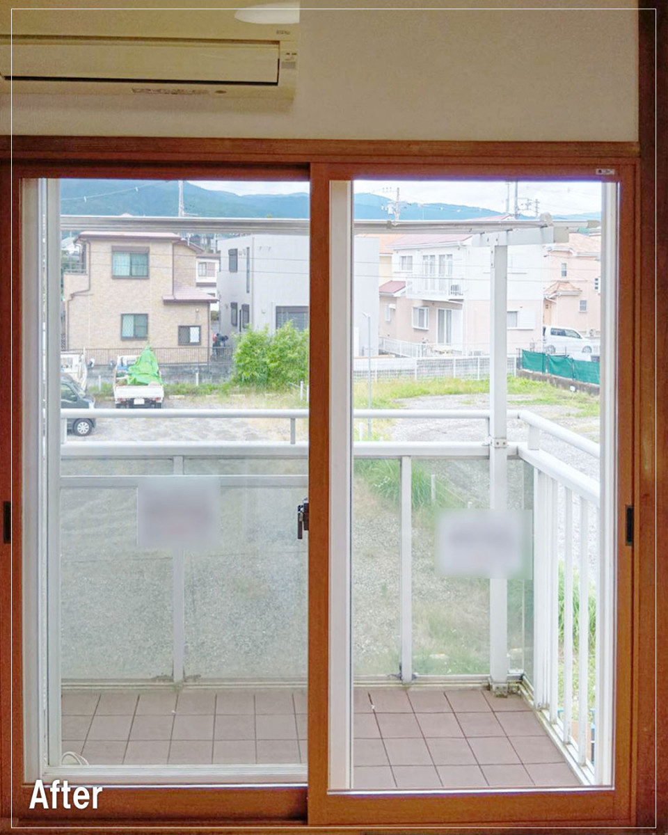 バンダイトーヨー住器の【南足柄市】🐤１dayリフォーム🐸内窓設置：インプラスの取付工事を行いました。の施工後の写真2