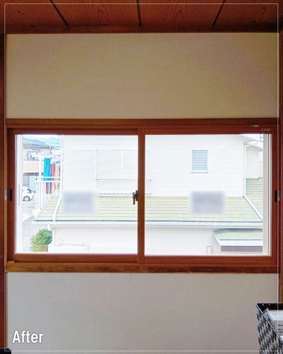 バンダイトーヨー住器の【南足柄市】🐤１dayリフォーム🐸内窓設置：インプラスの取付工事を行いました。の施工後の写真3