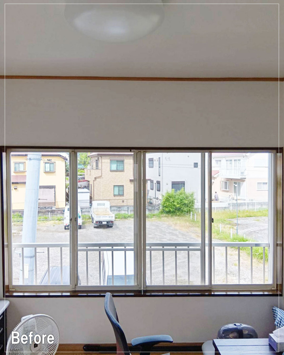 バンダイトーヨー住器の【南足柄市】🐤１dayリフォーム🐸内窓設置：インプラスの取付工事を行いました。の施工前の写真1
