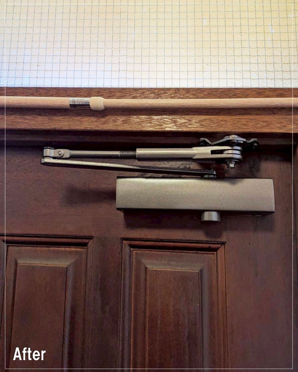 バンダイトーヨー住器の【横浜市】🐤部品交換🐸ドアクローザー交換工事を行いました。の施工後の写真2