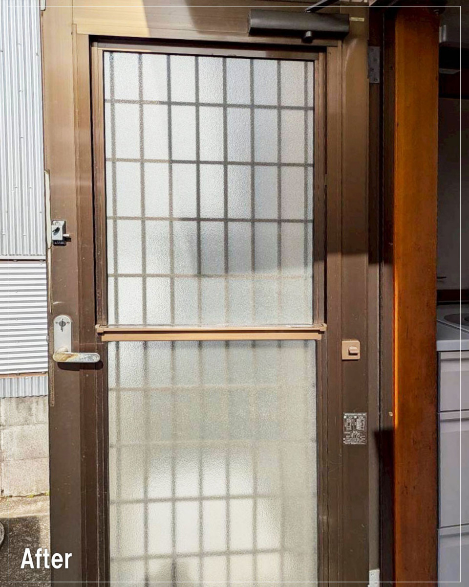 バンダイトーヨー住器の【横浜市】🐤部品交換🐸勝手口ドアクローザー交換工事を行いました。の施工後の写真3