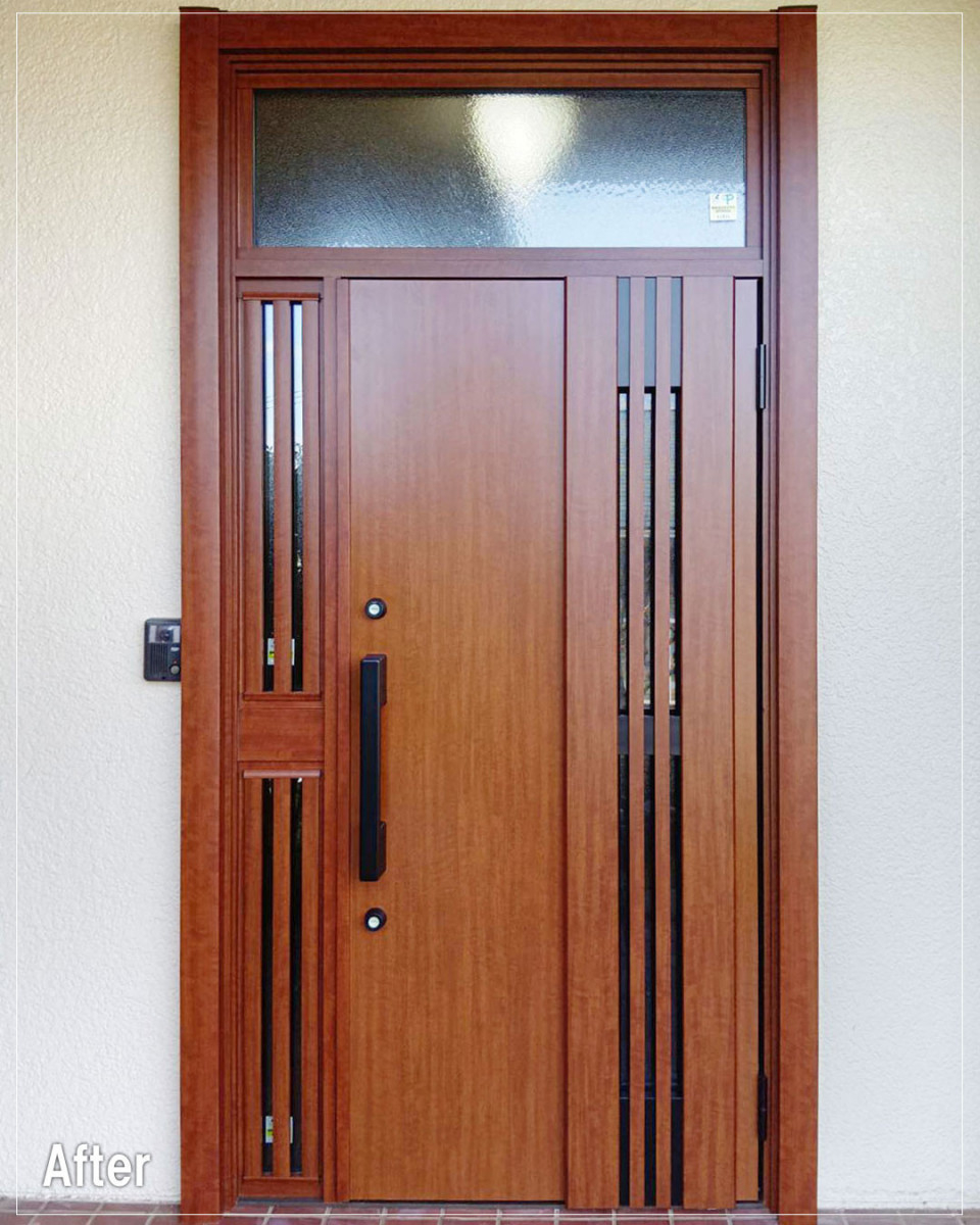 バンダイトーヨー住器の【横浜市】🐤１dayリフォーム🐸玄関ドア取替工事を行いましたの施工後の写真1