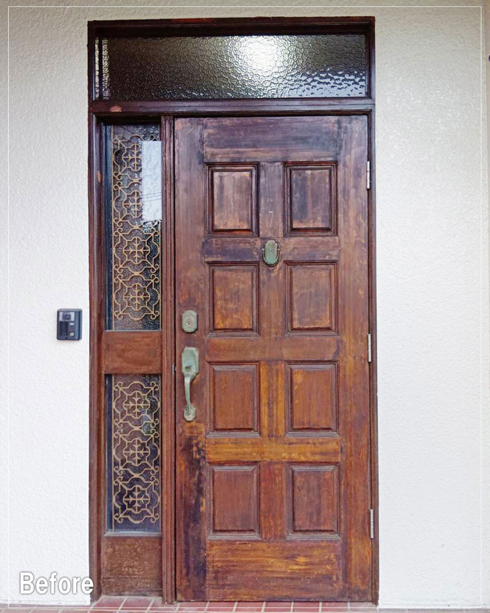 バンダイトーヨー住器の【横浜市】🐤１dayリフォーム🐸玄関ドア取替工事を行いましたの施工前の写真1
