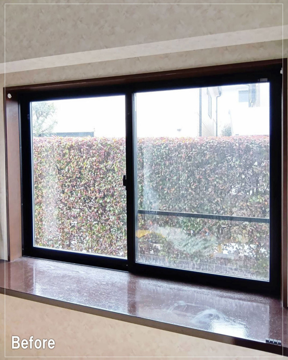 バンダイトーヨー住器の【横浜市】🐤１dayリフォーム🐸内窓設置：インプラスの取付工事を行いました。の施工前の写真1