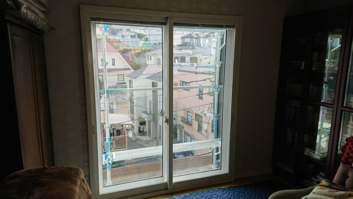 バンダイトーヨー住器の断熱内窓　取付工事の施工後の写真1