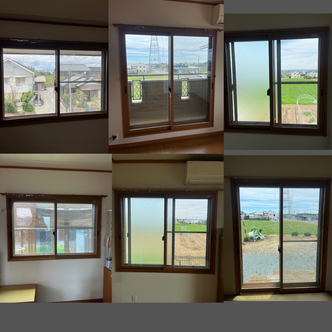 ＩＲワタナベのガラスルーバーに内窓設置で隙間風ゼロ！磐田市の内窓リフォーム事例の施工後の写真2