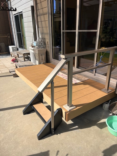 ＩＲワタナベの人工木ウッドデッキで快適なお庭時間を実現！お手入れいらずで長持ちの施工後の写真1