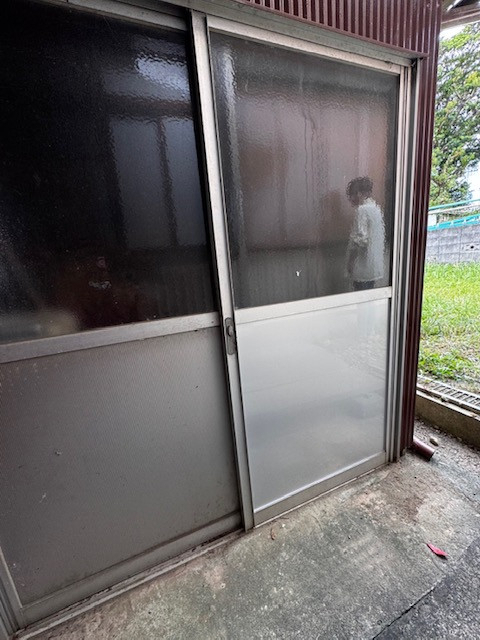 ＩＲワタナベの小動物の侵入を防ぐ！劣化した物置の腰パネルを交換の施工後の写真2