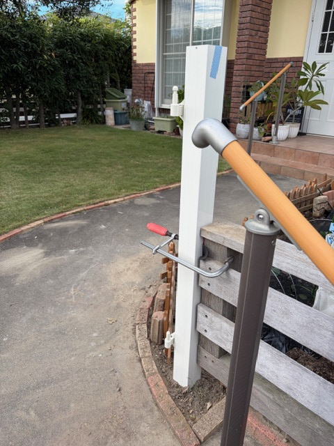 ＩＲワタナベの玄関まわりがグッとおしゃれに！アメリカン1型門扉で明るい印象に変身の施工後の写真3