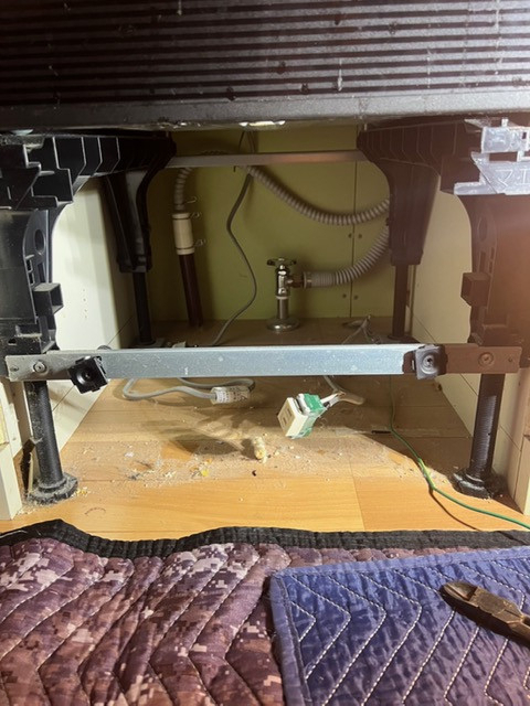 ＩＲワタナベのシステムキッチンの食洗機だけ交換して、毎日の家事がぐっと快適に！の施工前の写真2