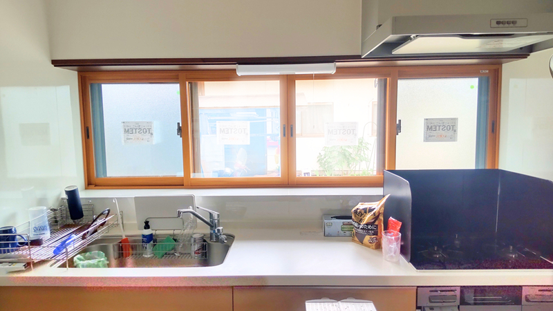 やまマドの【山形市】お料理が楽しくなる!キッチンの窓をリフォームの施工後の写真1