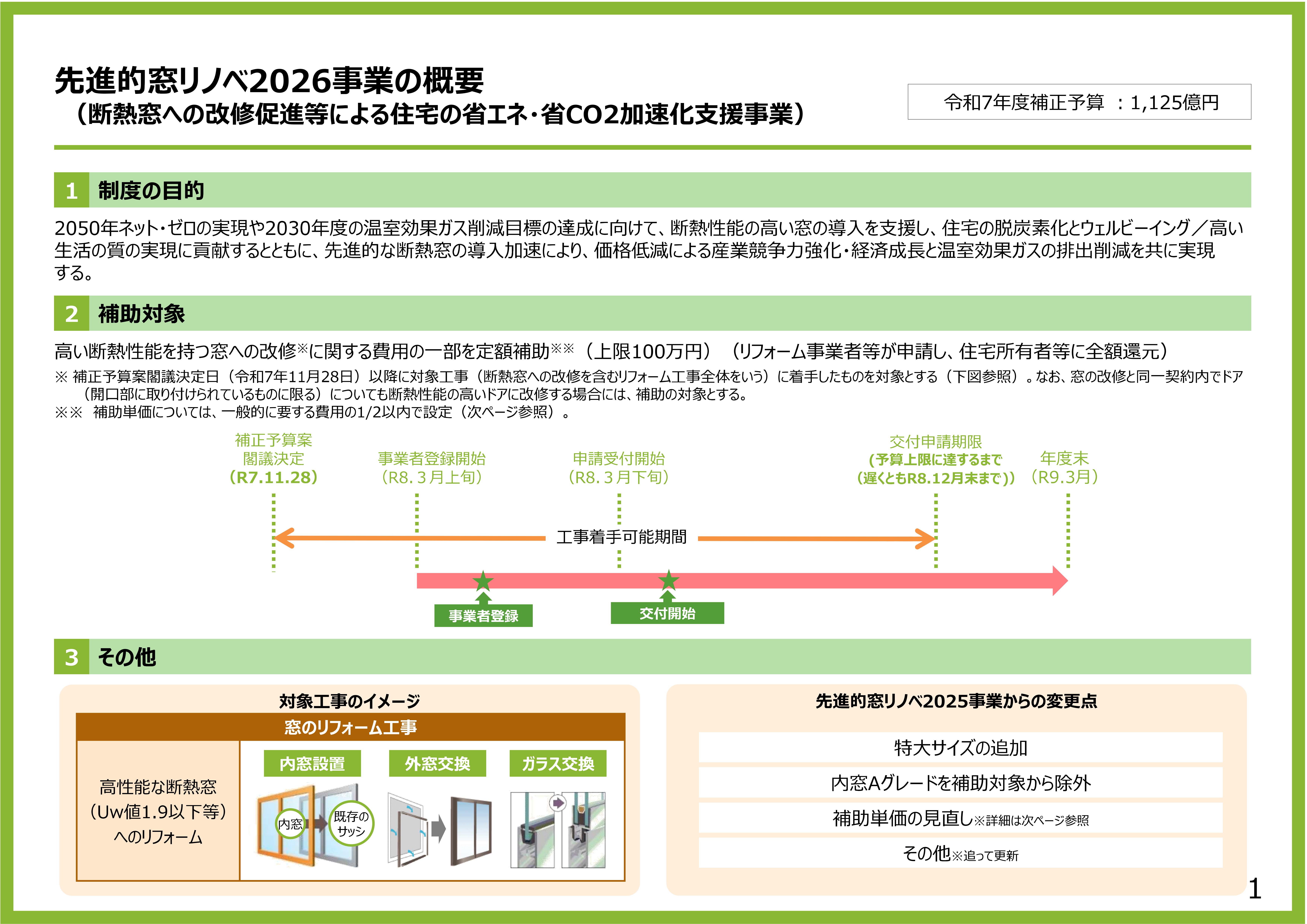 🪟窓リノベ2026補助金　受け付け開始しております！！ 大和建材 窓リノベ事業部のイベントキャンペーン 写真1