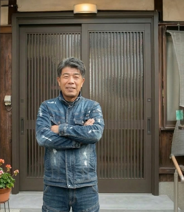 リフォームおたすけDIYの【お隣さんの魔法に誘われて✨】予算内で叶った！色あせた玄関が1日でピカピカに若返る奇跡のリフォームのお客さまの声の写真2