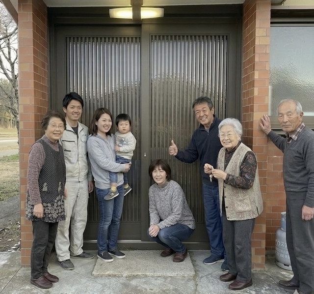 リフォームおたすけDIYの【淡路市補助金でお得に大変身！】地域の笑顔が集まる集会所、新年度にピカピカの玄関でお出迎え✨のお客さまの声の写真1