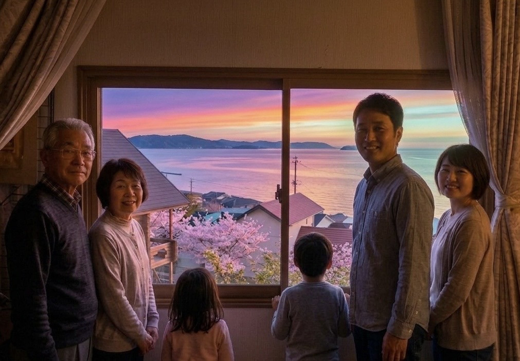 リフォームおたすけDIYの【洲本市五色町】夕陽百選の絶景を「我慢」から「感動」へ！魔法の内窓で叶えた2階リビングの贅沢時間✨のお客さまの声の写真1