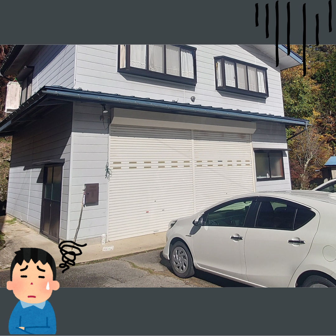溝畑商事の雪に強いカーポートで冬の悩みを解決!除雪不要の快適生活‼の施工前の写真1