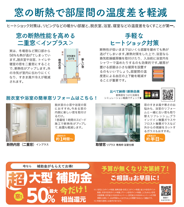 【冬の健康を守る！】その温度差が危ない…ヒートショックに注意！ 石﨑本店のイベントキャンペーン 写真1